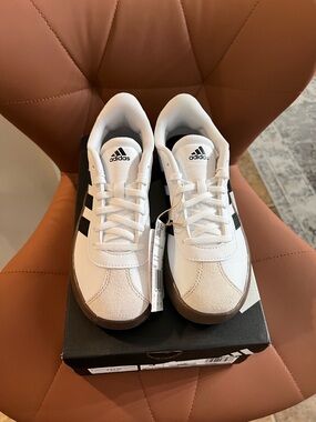 Kids Adidas VL Court 3.0 Sneakers Sz 3 Unisex